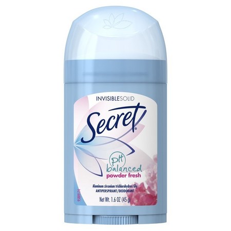 SECRET Secret Invisible Solid Powder Fresh 1.6 oz. Deodorant, PK12 12331